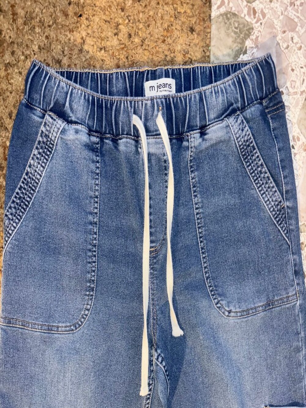M Jeans by Maurices™ Soft Knit High Rise Rolled Hem Jogger/Cargo Pants